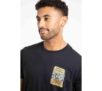 Parrots of the Caribbean Back Print Artist T-Shirt Weird Fish Black XL