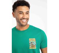 Parrots of the Caribbean Back Print Artist T-Shirt Weird Fish Light Green L