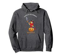 Parrots of the Caribbean Pullover Hoodie, Adult Unisex, Dark Heather Grey, XX-Large