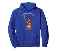 Parrots of the Caribbean Pullover Hoodie, Adult Unisex, Royal Blue, Large