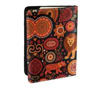Parrots on Trees Passport Holder for Travel - Passport Case for Men & Women Travel Document Organizer Credit Cards Case, Lion And Tiger, One Size