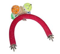 Parrots Perch For Bird With Rotating Ball Cockatiel Stand Birdcage Climbing Toy For Parakeets Budgies Birdcage Grinding Toy