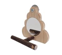 Parrots Perches Stand Solid Wood Parrots Rest Platform Training Station Rack For Mental Stimulation Home Bird Entertainment