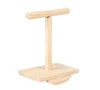 Parrots Rocking Stand Bird Toy Prickly Wood Interactives Spinnings Perches For Small To Mediums Parrots