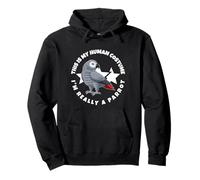 Parrots This Is My Human Costume I'm Really A Parrot Pullover Hoodie