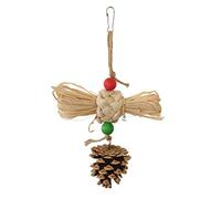 Parrots Toy Birdcage Tearing Swing Wooden Block Bird Chewing For Large Birds Hamster Birdcage Hanging Parrot Cage Accessories For Large Birds Parrot Cage Accessories Cockoto