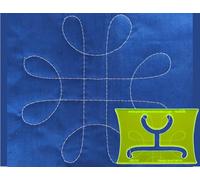 Parrs Celtic Free Motion Quilting Ruler for Domestic Machines