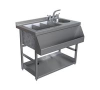 Parry MB-CS12 Stainless Steel Modular Bar Cocktail Station (Each)