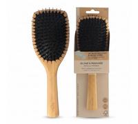 PARSA Beauty Bamboo Hair Brush Large - Paddle Brush Mixed Bristles