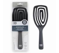PARSA Beauty Hair ID Silk Shine Spiral Brush - Premium Hair Brush with Magic Glow Natural Bristles & Silk Protein - Flexible Brush Head for Gentle Scalp Massage - Reduces Frizz & Gives Shine