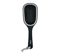 PARSA Beauty LOV.U Detangling Brush Wet & Dry (Black) - Hair Brush with Multi-Flexible Nylon Pins and Boar Bristles - Hair Brush - Hair Brush - Hair Brush Women