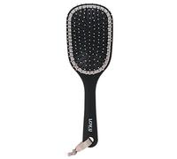 PARSA Beauty LOV.U Detangling Brush Wet & Dry (Black) - Hair Brush with Multi-Flexible Nylon Pins - Hair Brush - Hair Brush Women - Hair Brush