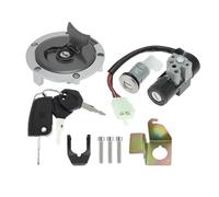PARSKILO Ignition Switch Lock Set 35010-K26-B02 for Honda Grom MSX125 | 35010-K26-B03, Motorcycle Ignition Key Switch for Motrac M2 & M3 for Skyteam M3, with 3 Keys Fuel Gas Cap Lock Seat Lock