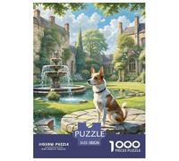Parson Russell Terrier 1000 Piece Jigsaw Puzzle Educational Games Creative Pet Dog Jigsaw Puzzle Puzzle Game for Adults And Kids 38x26cm/1000pcs