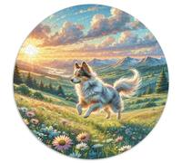 Parson Russell Terrier 1000 Piece Jigsaw Puzzle for Women, Men Animal Theme Challenging Puzzles Educational Games Great Gift 1000pcs (67.5x67.5cm)