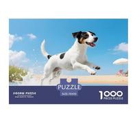 Parson Russell Terrier 1000 Pieces Jigsaw Puzzle Adults Teens Fun Relaxing Entertainment Pet Dog Smooth Finish Poster Guide 70x50cm/1000pcs