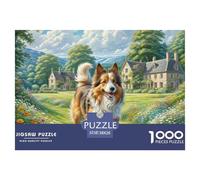 Parson Russell Terrier （5） 1000 Piece Jigsaw Puzzle Educational Games Classic Pet Dog Jigsaw Puzzle Unique Challenge Game for Adults And Kids 38x26cm/1000pcs