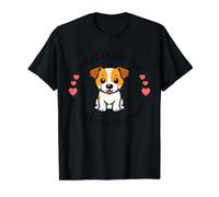 Parson Russell Terrier Dog Mom Fueled By Love and Kisses Value Graphic T-Shirt, Men, Black, M