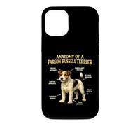 Parson Russell Terrier Funny Anatomy Chart Dog Owner Case for iPhone 12/12 Pro