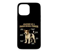 Parson Russell Terrier Funny Anatomy Chart Dog Owner Case for iPhone 13 Pro Max