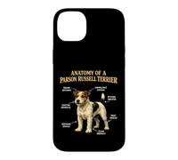 Parson Russell Terrier Funny Anatomy Chart Dog Owner Case for iPhone 14 Plus