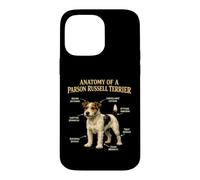 Parson Russell Terrier Funny Anatomy Chart Dog Owner Case for iPhone 14 Pro Max