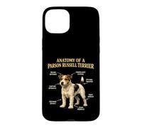Parson Russell Terrier Funny Anatomy Chart Dog Owner Case for iPhone 15 Plus