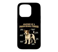 Parson Russell Terrier Funny Anatomy Chart Dog Owner Case for iPhone 15 Pro