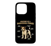 Parson Russell Terrier Funny Anatomy Chart Dog Owner Case for iPhone 15 Pro Max