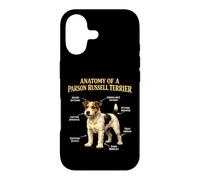 Parson Russell Terrier Funny Anatomy Chart Dog Owner Case for iPhone 17