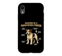 Parson Russell Terrier Funny Anatomy Chart Dog Owner Case for iPhone XR