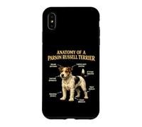 Parson Russell Terrier Funny Anatomy Chart Dog Owner Case for iPhone XS Max
