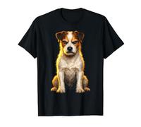 Parson Russell Terrier Grumpy Dog Owner Funny Design Value Graphic T-Shirt, Men, Black, XL