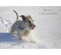 Parson Russell Terrier in the Snow Pack of 10 Merry Christmas Cards 125mm x 178mm - Including Envelopes - GC671PCK10