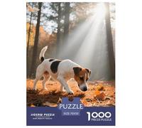 Parson Russell Terrier Jigsaw Puzzle 1000 Pieces for Adults Family Kids Teens Play Pet Dog Creative Brain Exercise 70x50cm/1000pcs