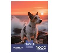 Parson Russell Terrier Puzzle 1000 Pieces for Adults Teens Educational Entertainment Pet Dog Premium Box Collectible 38x26cm/1000pcs