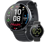 Parsonver Smart Watch Built-in GPS, 5ATM Swimming Smartwatch for Pool/Open Water, Fitness Watch with AMOLED Display, Heart Rate Sleep Monitor, 100+ Sports,Message Notification (Black, 42 mm)