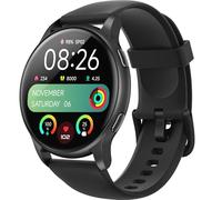 Parsonver Smart Watch for Men Women, 5ATM Waterproof for Swimming, Answer/Make Calls, Fitness Watch with 100+ Sports, Heart Rate/Sleep/SpO2 Monitor, Smartwatch for Android & iPhone, 44mm, Black