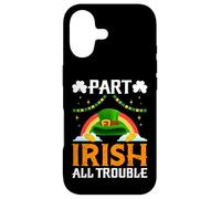 Part Irish All Trouble Shamrock St Patrick's Day Leprechaun Case for iPhone 17