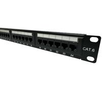 Part King 24 Port 1U CAT6 Krone and 110 Dual IDC UTP Patch Panel for 19" Network Data Cabinet