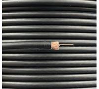 Part King 50m Black RG59 Coaxial Cable for TV Aerial Satellite PoC Coax CCTV