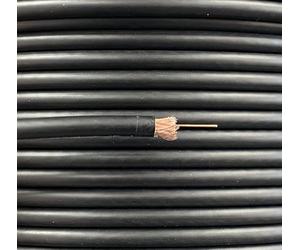 Part King 50m Black RG59 Coaxial Cable for TV Aerial Satellite PoC Coax CCTV