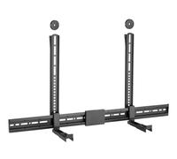 Part King Universal Adjustable Soundbar Speaker Bracket Mount Holder Above Below TV VESA
