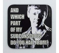 Part Of My Subconscious - Sam Tyler from Life On Mars - Drinks Coaster - Hardboard - 9cm x 9cm - Gloss Finish