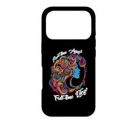 Part-Time Angel Full-Time Virgo Psychedelic Portrait Case for iPhone 17 Pro