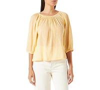 Part Two Women's IngeborgPW BL Blouse Relaxed fit,Amber Yellow Stripe,14