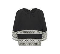 Part Two Women's Jeddypw Blouse, Black Border Print, 6