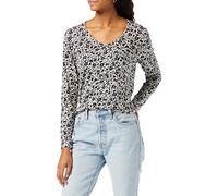 PART TWO Women's MorinePW TS T-Shirt, Whitecap Gray Graphic Flower, Large