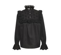 Part Two Women's Nileapw Sh Feminine Silhouette Long Sleeve Blouse, Black, XXS