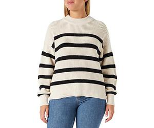 Part Two Women's Retapw Pu Pullover, Black Stripe, XL